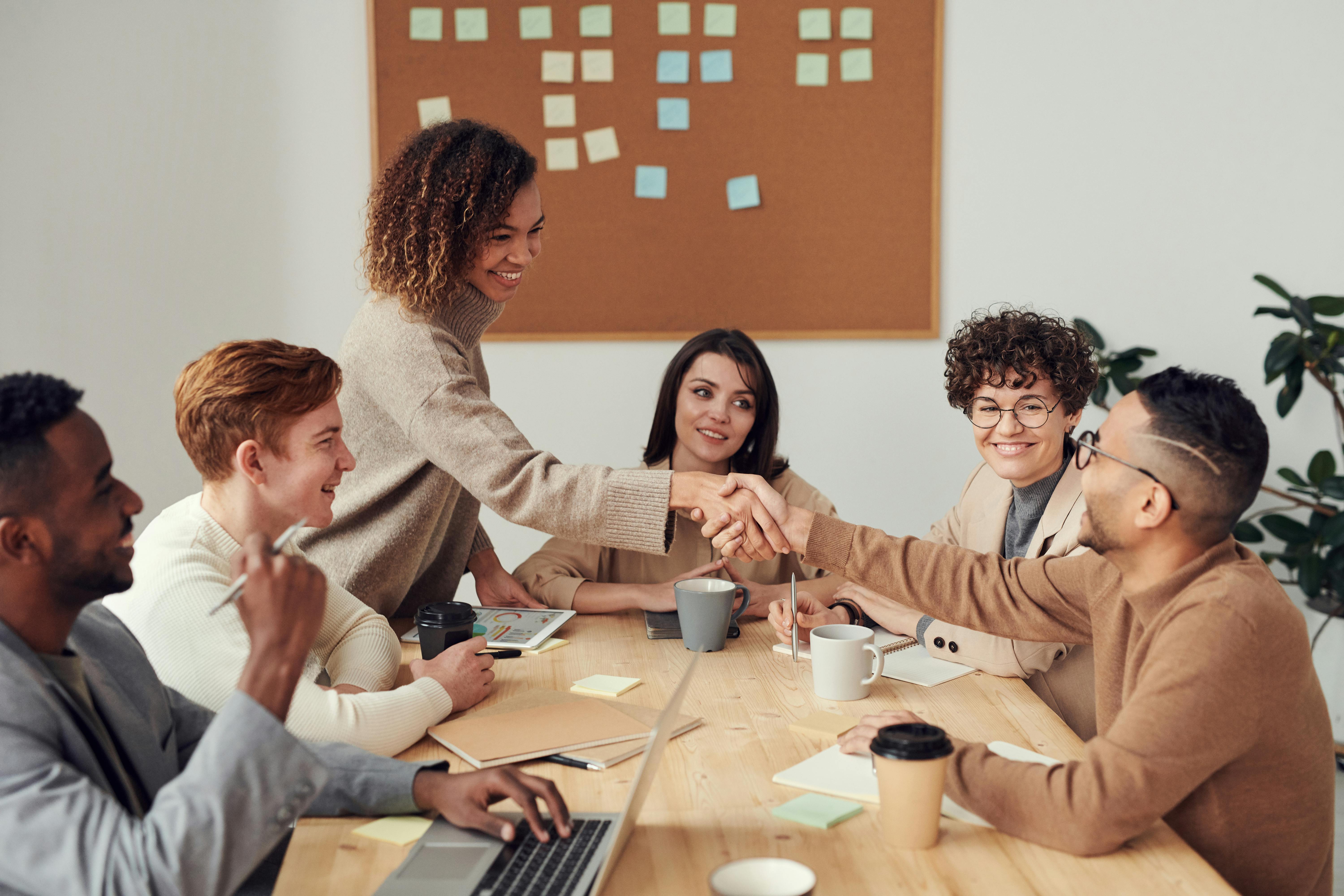 Team collaborating